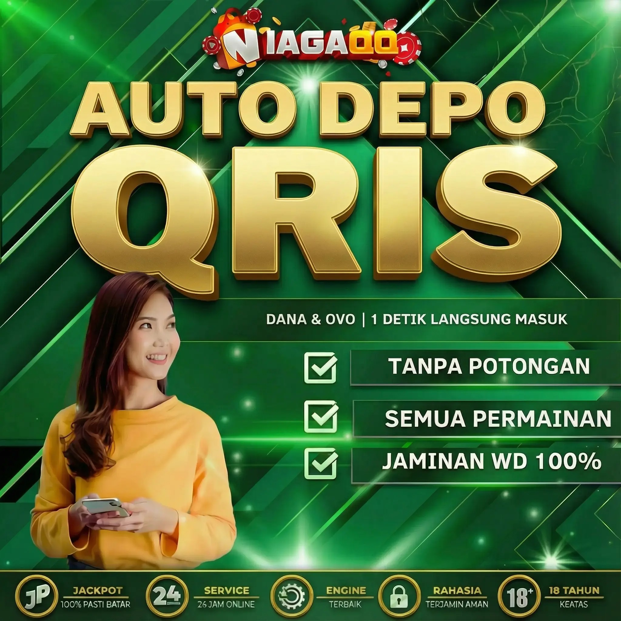 NIAGAQQ🎁Situs Slot Deposit Qris 15 Ribu Gacor Gampang Menang Dan Terpercaya 2026